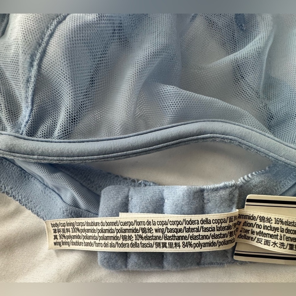 Victoria's Secret PINK Wink Unlined Scoop Bra Size XXL 
Harbor Blue - Picture 7 of 9